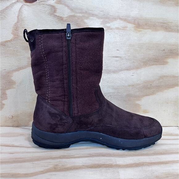 L.L. Bean - Suede Fleece Zip Up Tall - Winter Boots - Brown - Men\'s - 9.5 -05455 main image 7